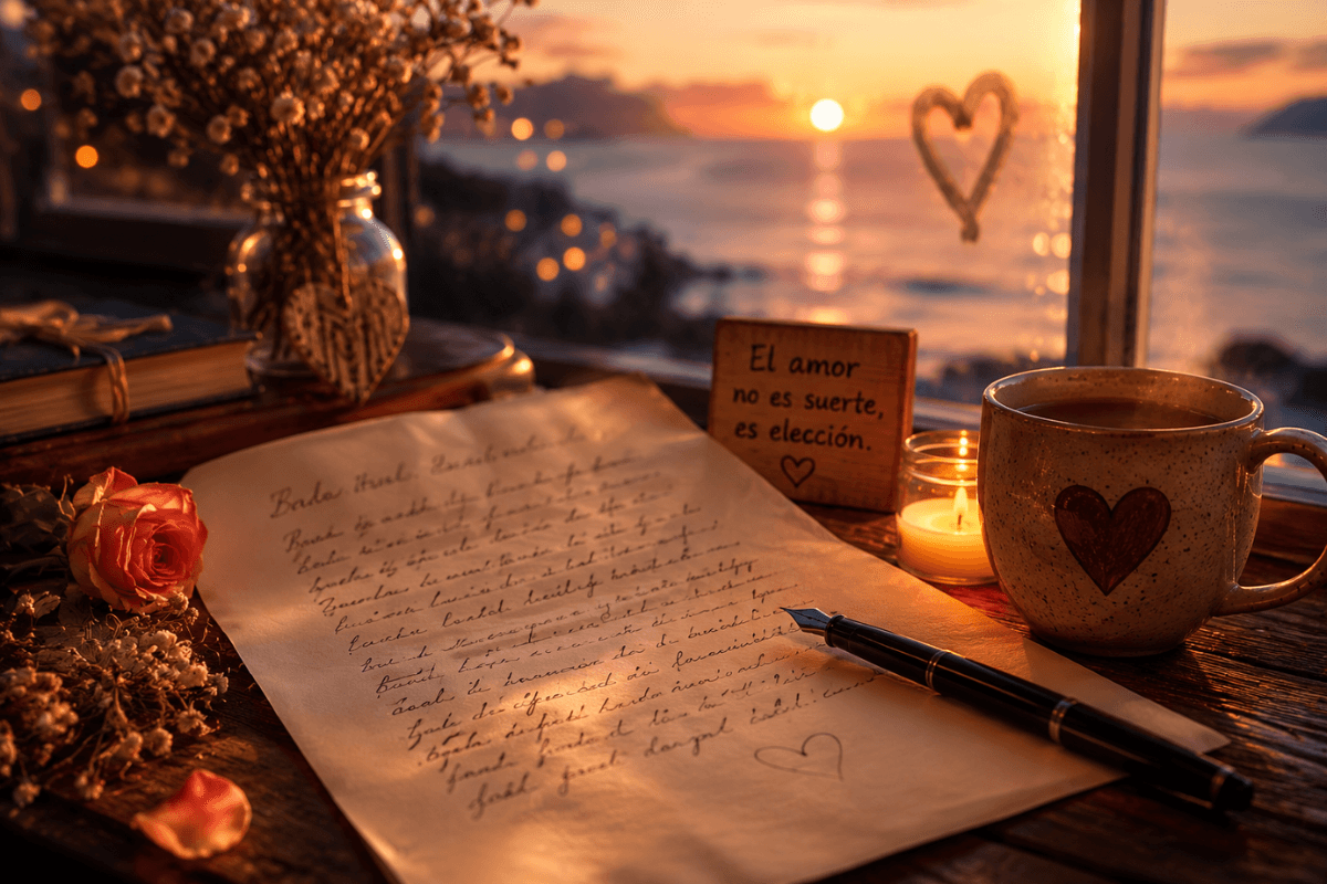 Carta para alguien muy especial: Palabras desde el amor